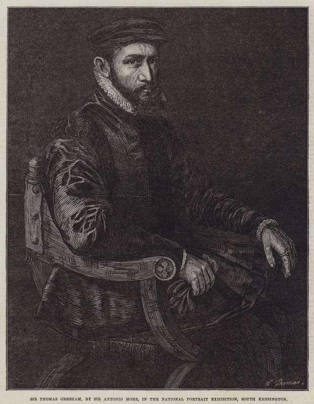 Sir Thomas Gresham da Anthonis van Dashorst Mor