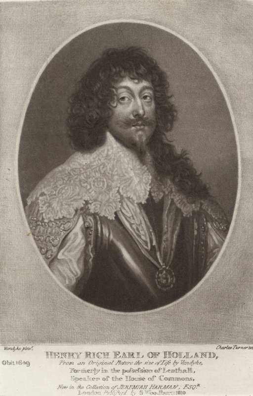 Henry Rich, Conte di Holland da Anthony van Dyck