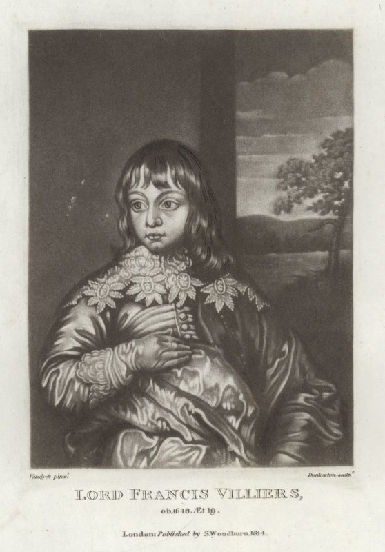 Lord Francis Villiers da Anthony van Dyck