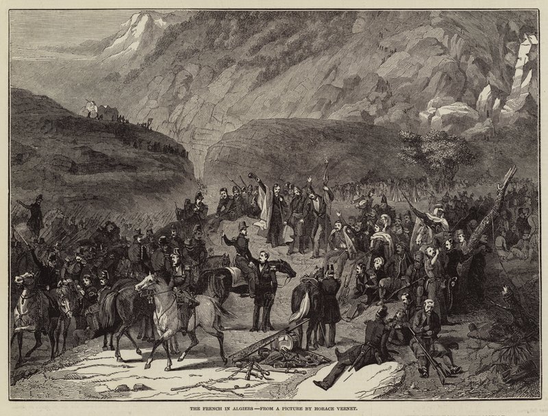 I Francesi in Algeria da Antoine Charles Horace Vernet