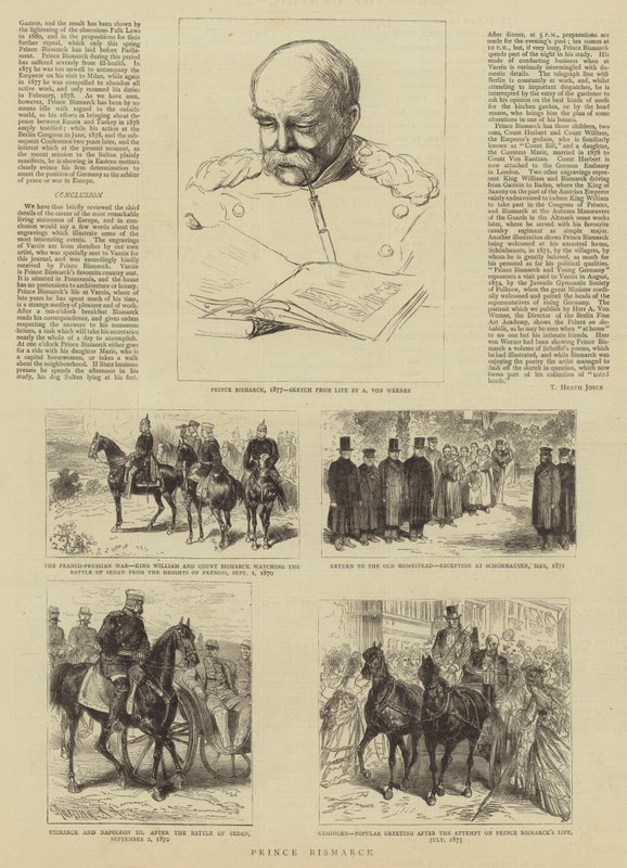 Principe Bismarck da Anton Alexander von Werner