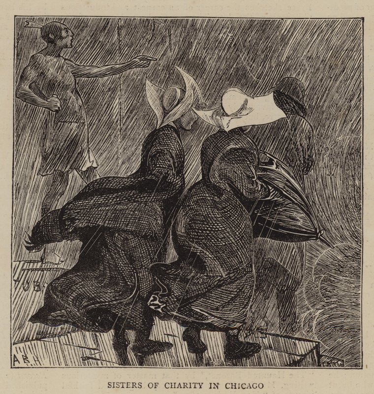 Sorelle della Carità a Chicago da Arthur Boyd Houghton