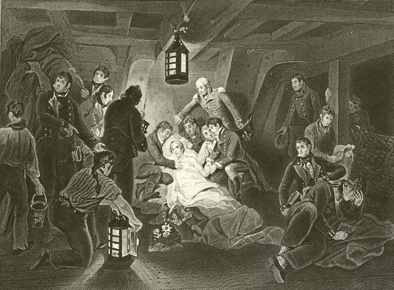 Morte di Lord Nelson da Arthur Devis