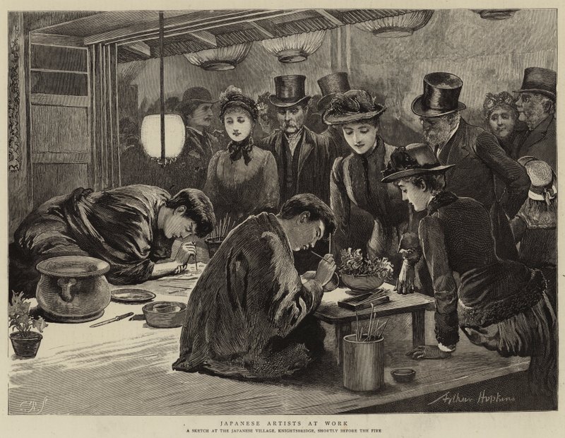 Artisti giapponesi al lavoro da Arthur Hopkins