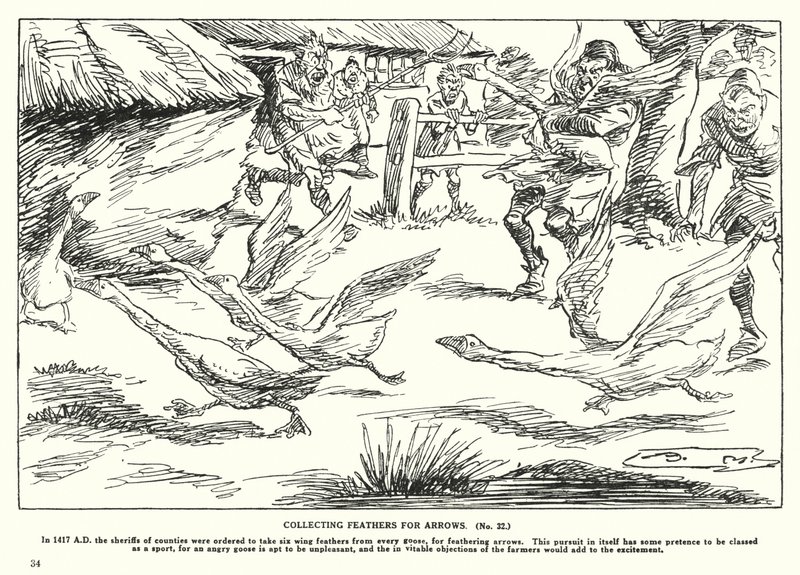 Raccolta di piume per frecce da Arthur Moreland