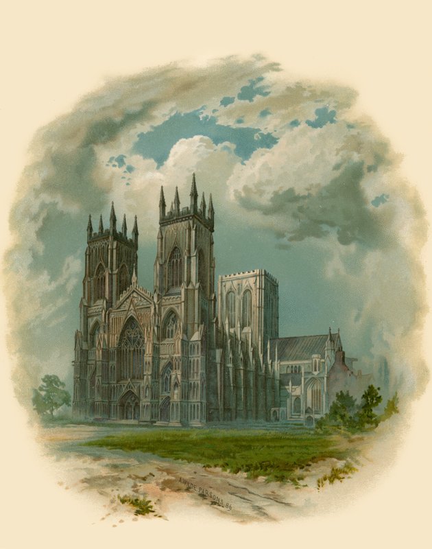 Cattedrale di York, facciata ovest da Arthur Wilde Parsons