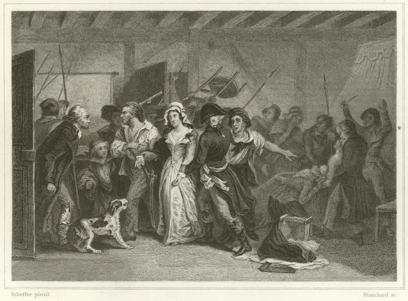 La morte di Marat da Ary Scheffer