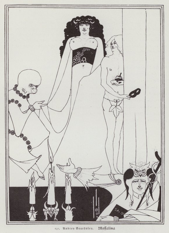 Messalina da Aubrey (after) Beardsley