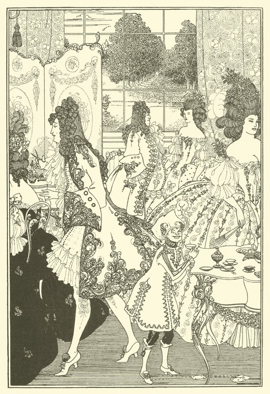 Il ratto del ricciolo da Aubrey (after) Beardsley