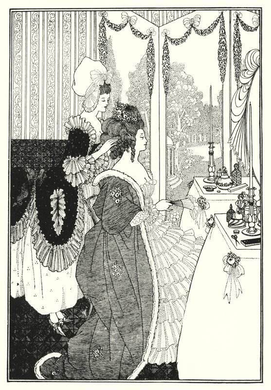 La toilette (incisione) da Aubrey (after) Beardsley
