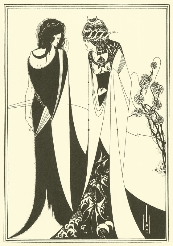 Giovanni e Salomè da Aubrey Beardsley