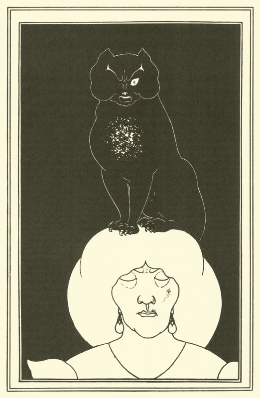 Il gatto nero da Aubrey Beardsley