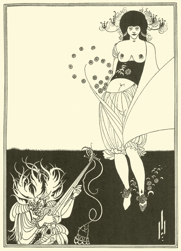 La Danza dello Stomaco da Aubrey Beardsley