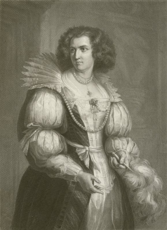 Contessa Terzky (incisione) da August Friedrich Pecht