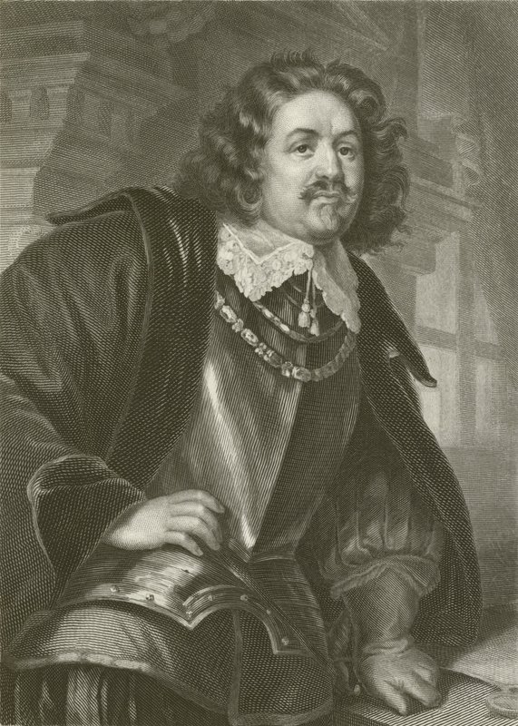 Ottavio Piccolomini (incisione) da August Friedrich Pecht