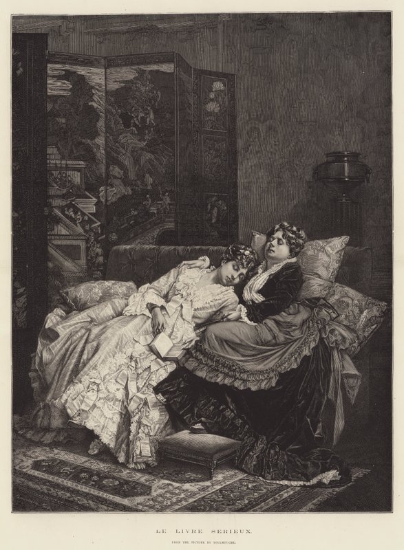 Le Livre Serieux da Auguste Toulmouche