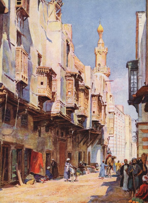 Il Vecchio Cairo, Egitto da Auguste Gerardin