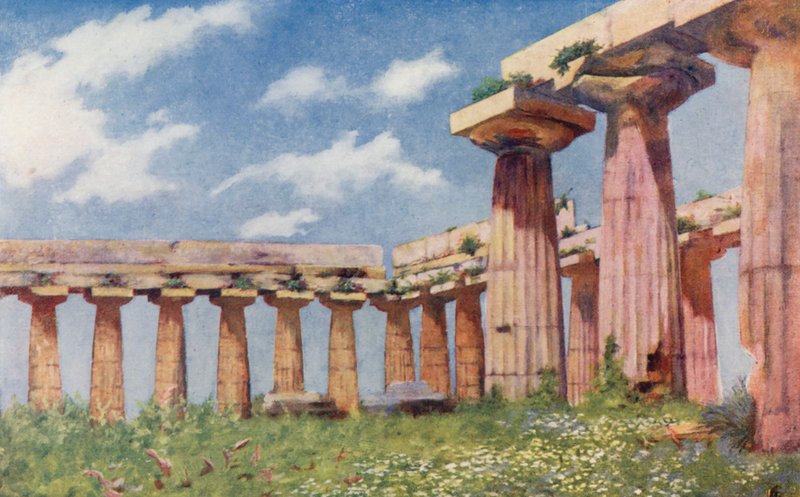 Basilica di Paestum da Augustine Fitzgerald