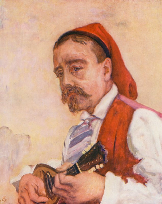 Cantante nella Tarantella da Augustine Fitzgerald