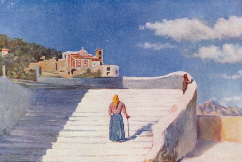 La strada di Atrani da Augustine Fitzgerald