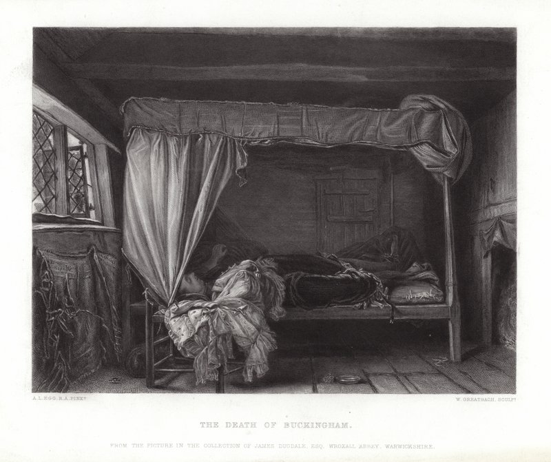 La morte di Buckingham da Augustus Leopold Egg