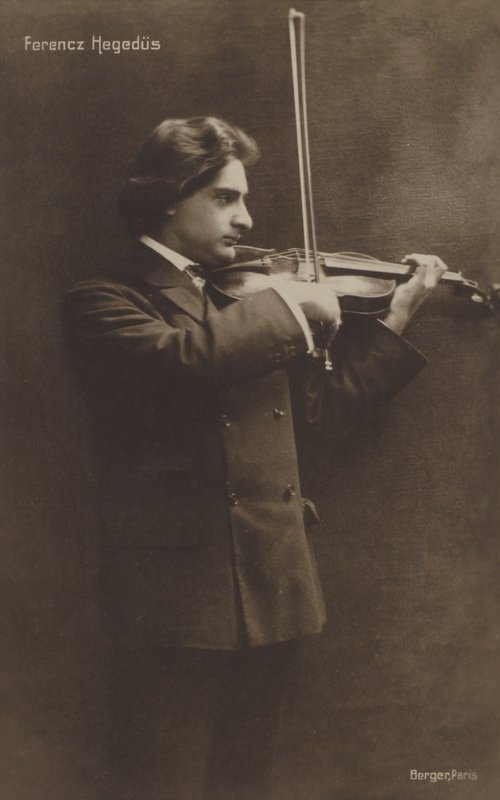 Ferencz Hegedus, violinista ungherese da Austrian Photographer
