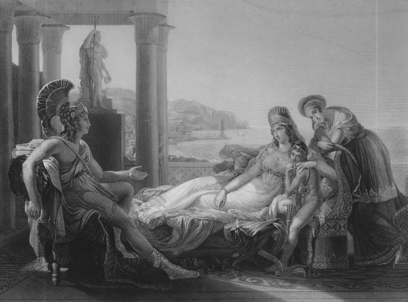 Enea e Didone da Baron Pierre Narcisse (after) Guerin