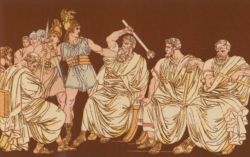 I Galli e i Senatori da Bartolomeo Pinelli