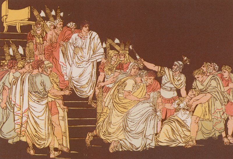 La morte di Virginia da Bartolomeo Pinelli