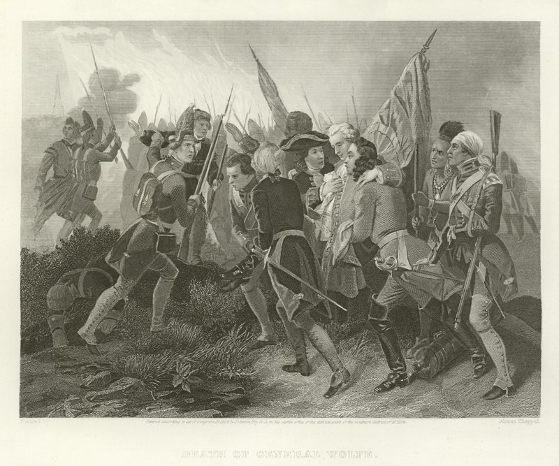 Morte del generale Wolfe da Benjamin West