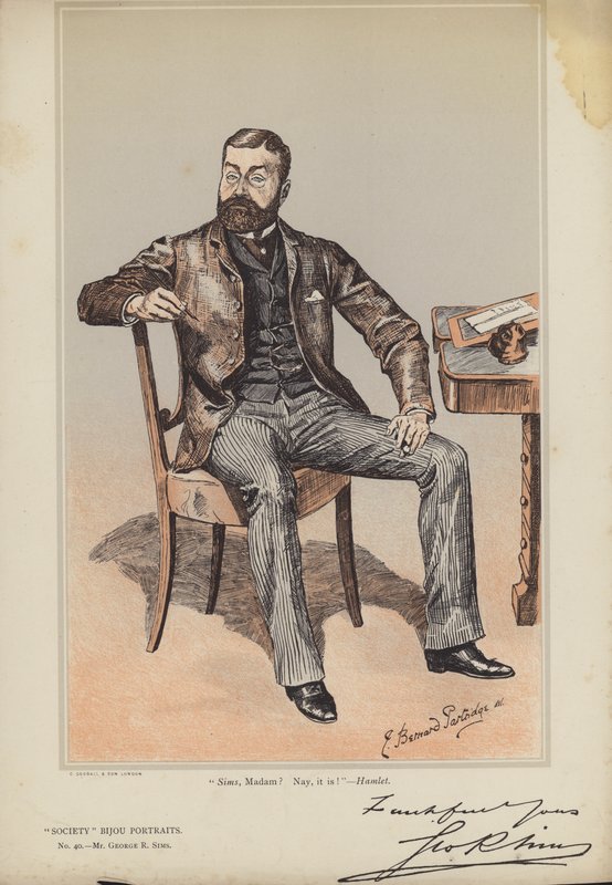 Mr George R Sims da Bernard Partridge
