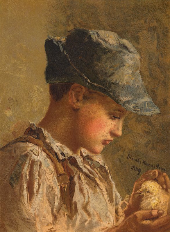 Ragazzo con un uccello da Blanche F. MacArthur