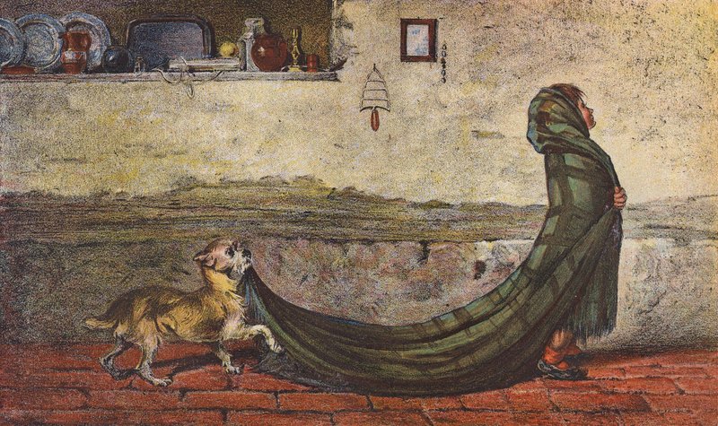 Il Portatore del Treno da Briton (after) Riviere