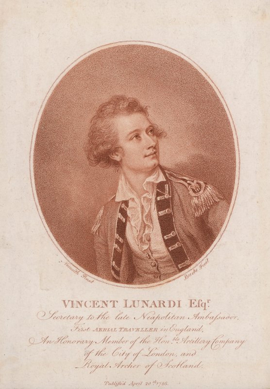 Vincenzo Lunardi, pioniere italiano del volo in mongolfiera da Burke Nesmith
