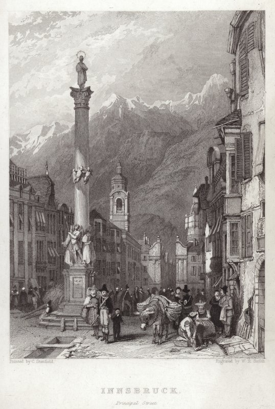Strada principale a Innsbruck da C. Stanfield