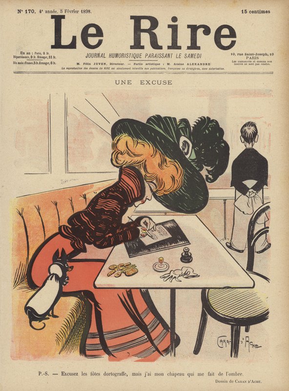 Illustrazione per Le Rire da Caran d Ache