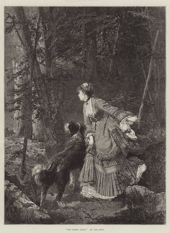 La radura della foresta da Carl Heinrich Hoff