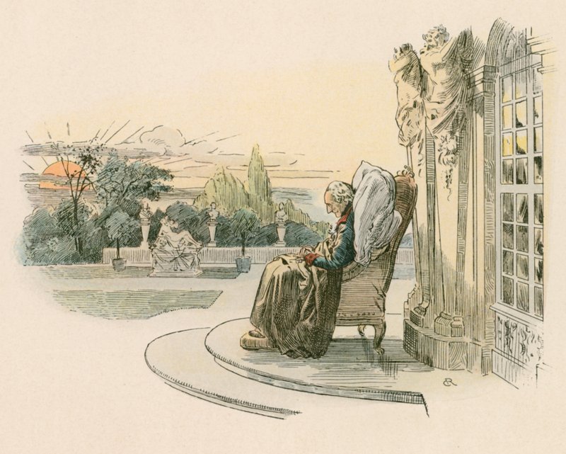 Federico il Grande (1712-1786) in vecchiaia da Carl Rohling