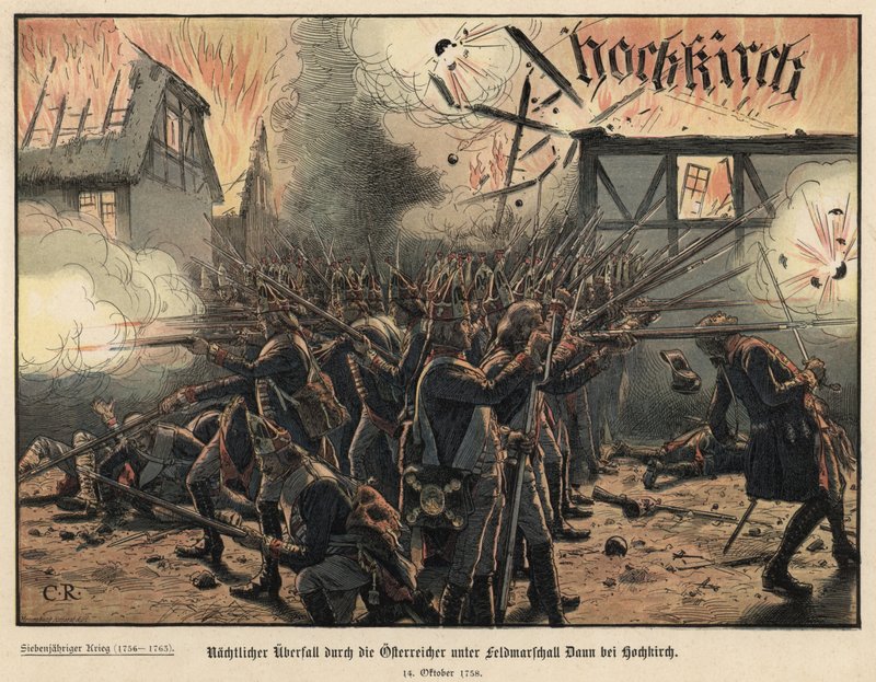 Battaglia di Hochkirch da Carl Röchling