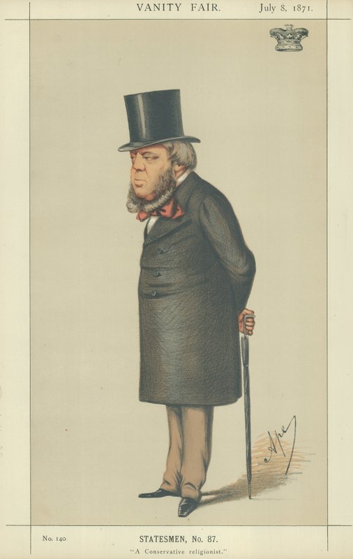 Il Duca di Marlborough (litografia a colori) da Carlo Pellegrini