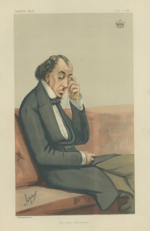 Il conte di Beaconsfield da Carlo Pellegrini