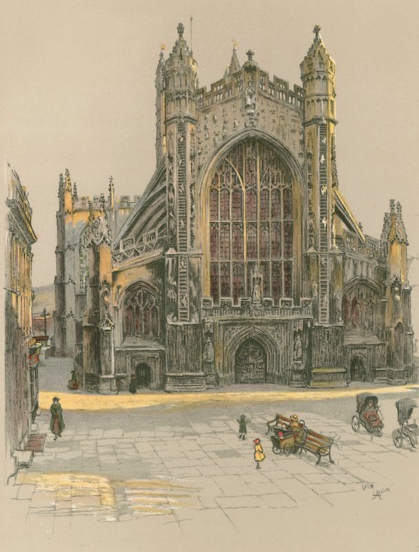 Abbazia di Bath da Cecil Charles Windsor Aldin