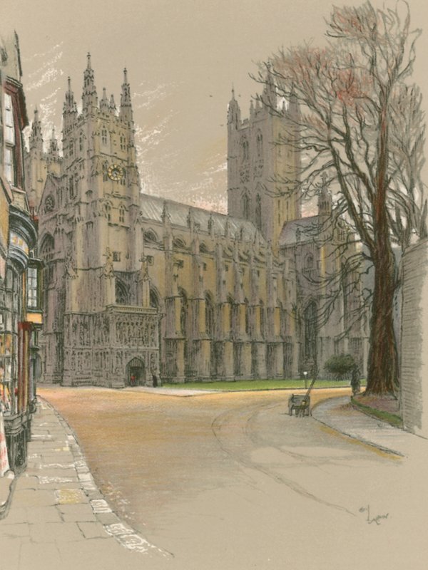 Cattedrale di Canterbury da Cecil Charles Windsor Aldin