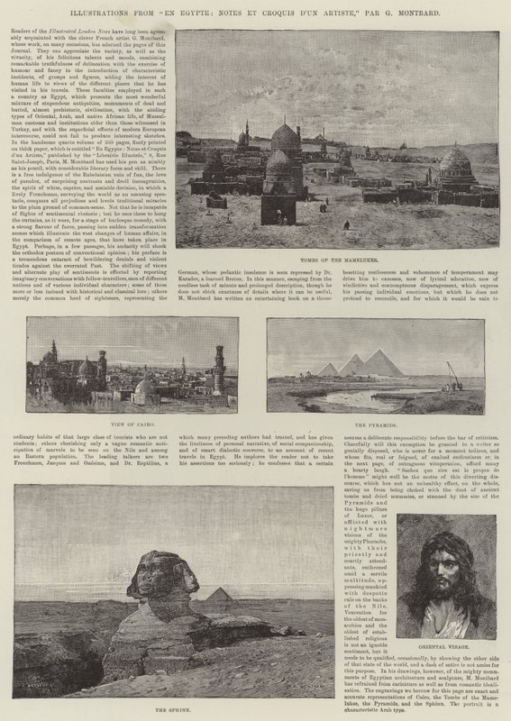 Illustrazioni da En Egypte, Notes et Croquis d