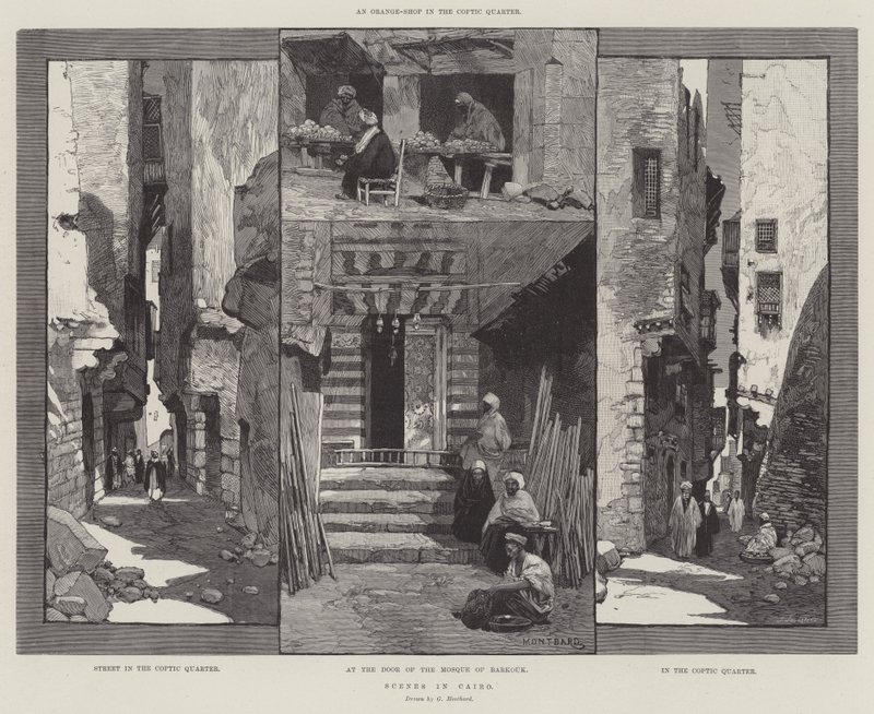 Scene al Cairo da Charles Auguste Loye