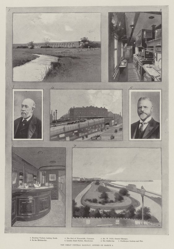 La Great Central Railway, aperta il 9 marzo da Charles Auguste Loye