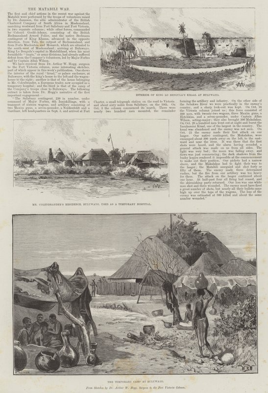 La guerra dei Matabele da Charles Auguste Loye