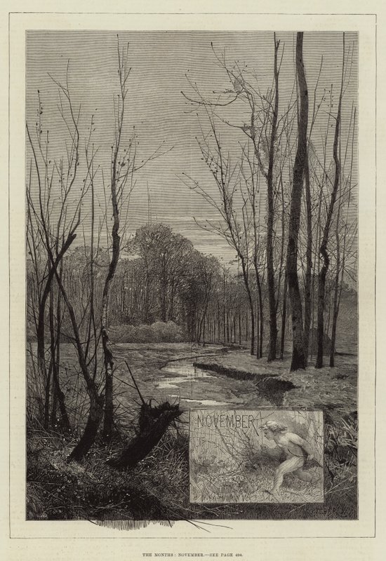 I mesi, novembre da Charles Auguste Loye