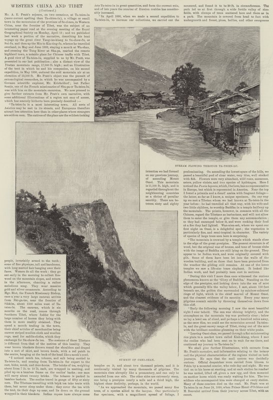 Cina occidentale e Tibet da Charles Auguste Loye