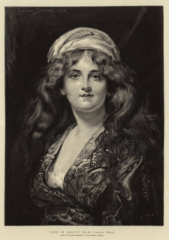 Tipo di bellezza, XI da Charles Emile Auguste Carolus Duran
